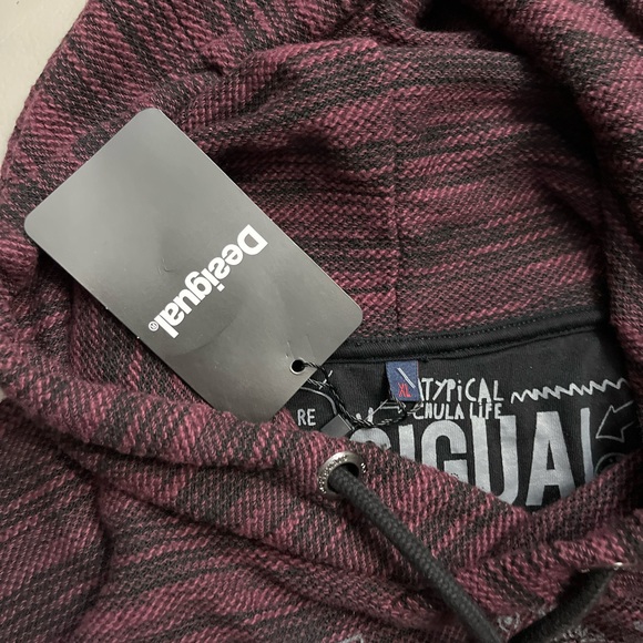 NWT - Desigual Men’s Hooded Sweater - Size XL - Picture 4 of 10